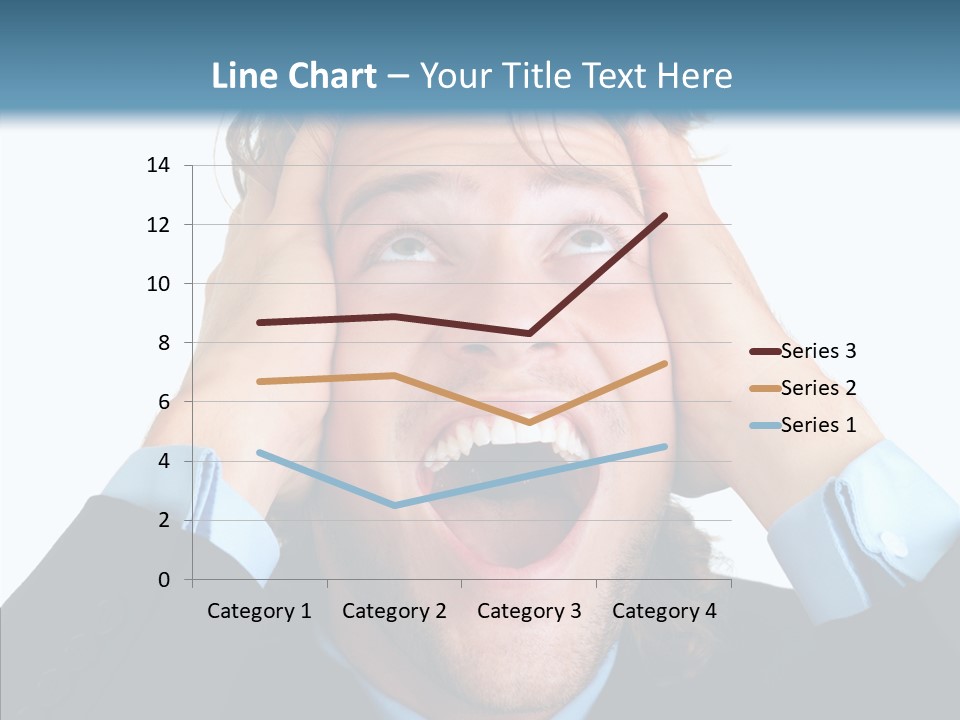 Writing Toon Human PowerPoint Template
