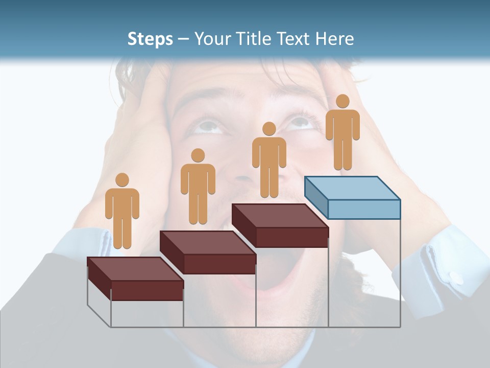 Writing Toon Human PowerPoint Template