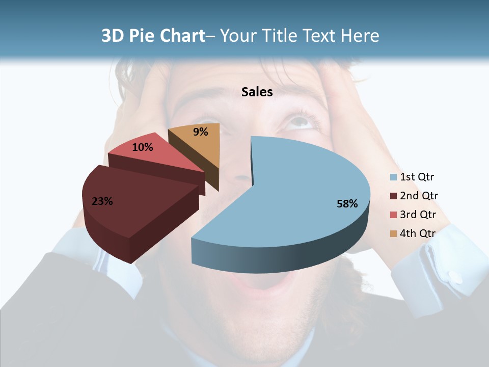 Writing Toon Human PowerPoint Template