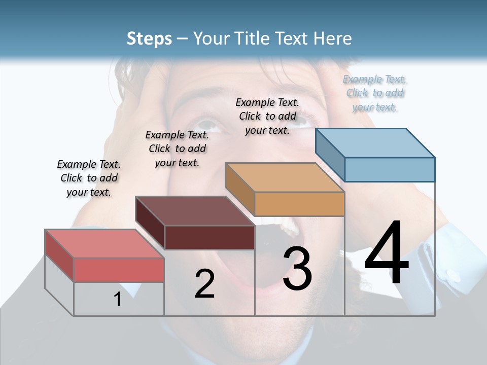 Writing Toon Human PowerPoint Template