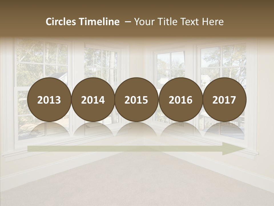 Chandelier Modern Tan PowerPoint Template