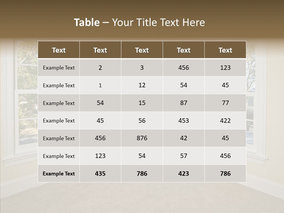 Chandelier Modern Tan PowerPoint Template