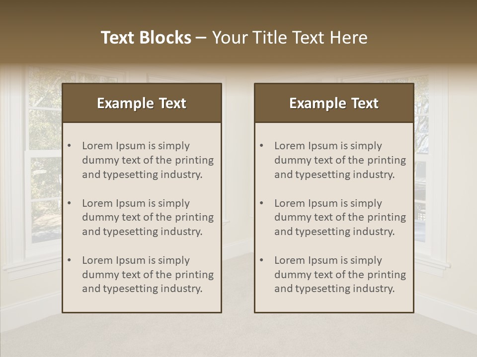 Chandelier Modern Tan PowerPoint Template
