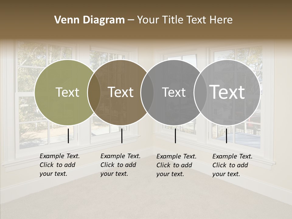 Chandelier Modern Tan PowerPoint Template