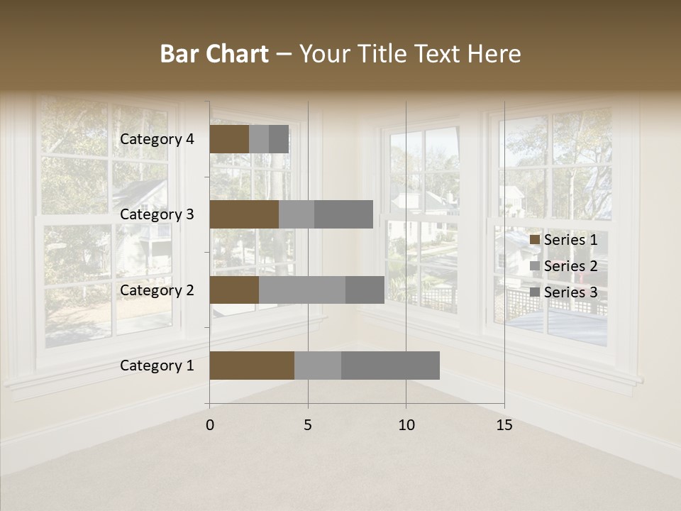 Chandelier Modern Tan PowerPoint Template