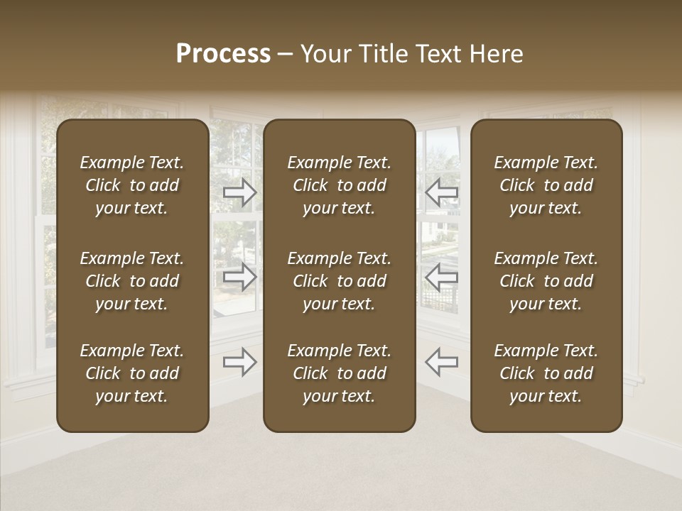 Chandelier Modern Tan PowerPoint Template