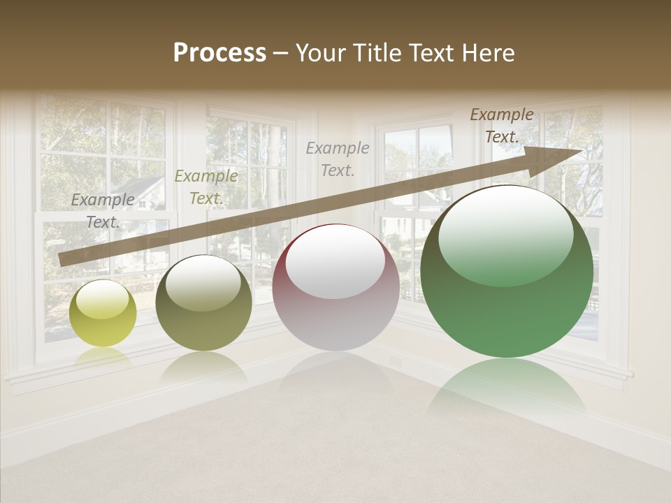 Chandelier Modern Tan PowerPoint Template