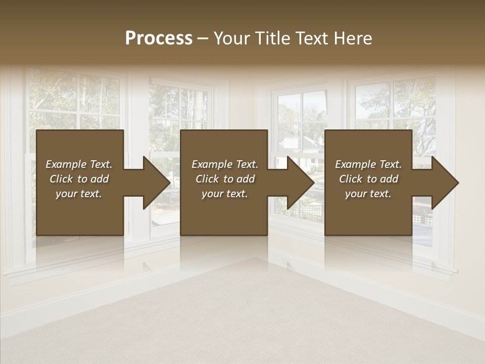 Chandelier Modern Tan PowerPoint Template
