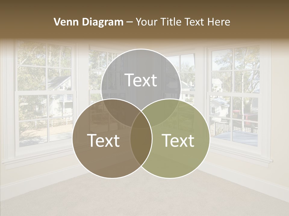 Chandelier Modern Tan PowerPoint Template