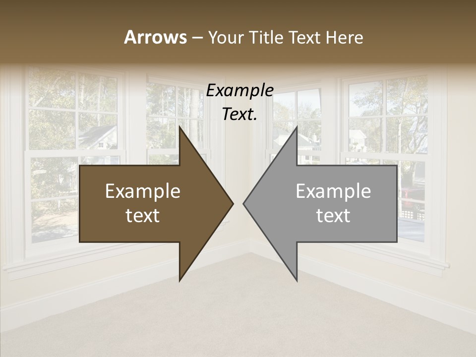 Chandelier Modern Tan PowerPoint Template