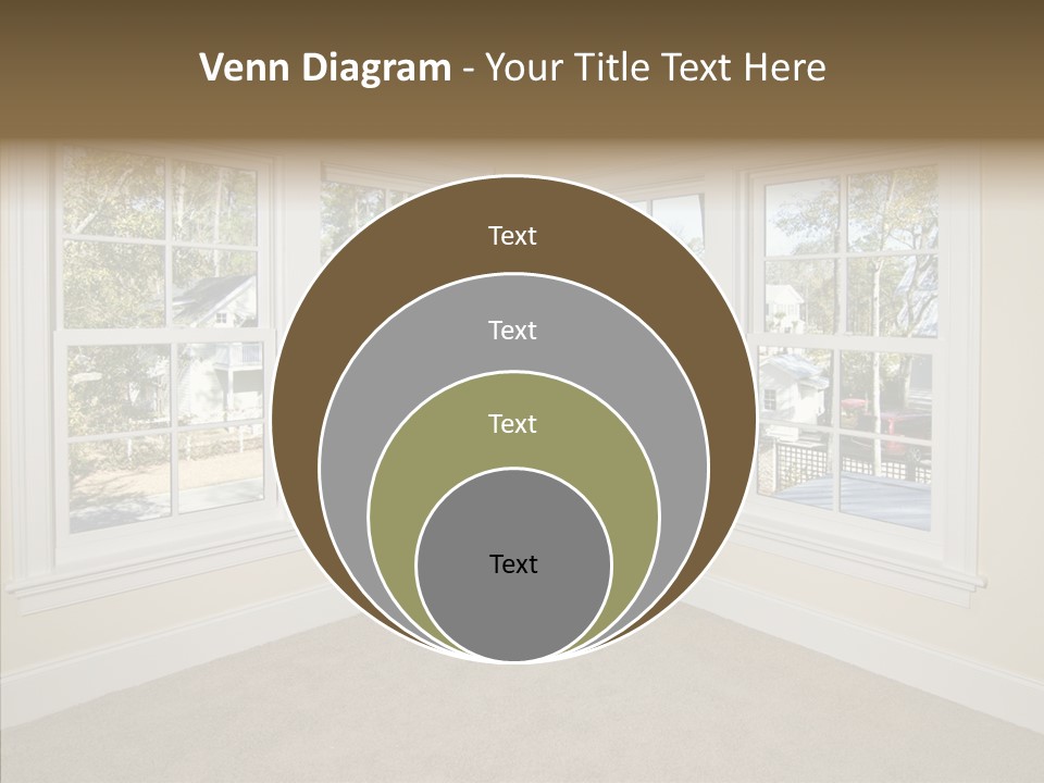 Chandelier Modern Tan PowerPoint Template