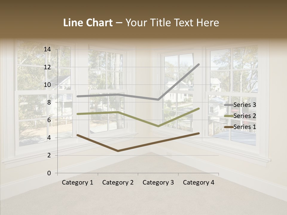 Chandelier Modern Tan PowerPoint Template