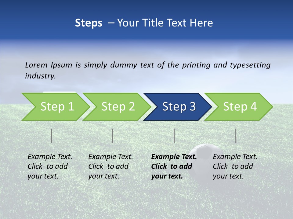 Soccer Epic Ball PowerPoint Template