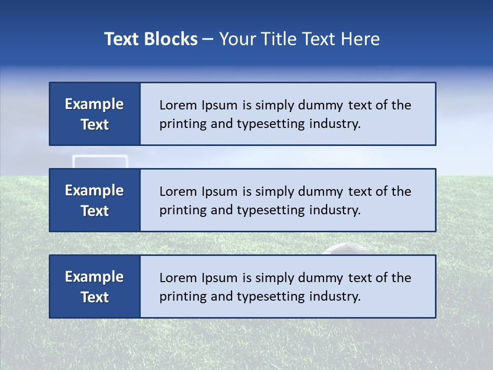 Soccer Epic Ball PowerPoint Template