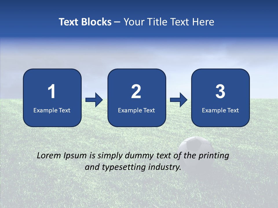 Soccer Epic Ball PowerPoint Template
