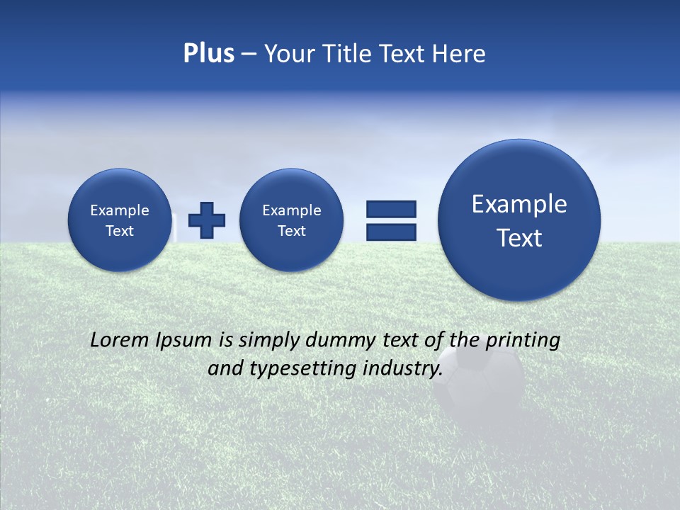 Soccer Epic Ball PowerPoint Template