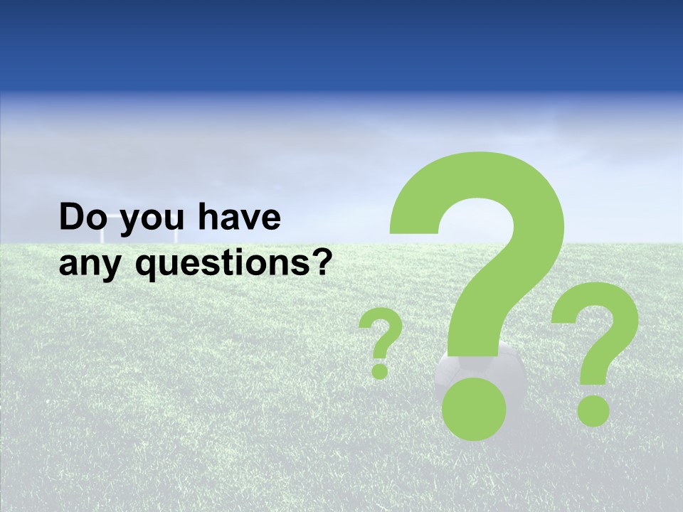 Soccer Epic Ball PowerPoint Template