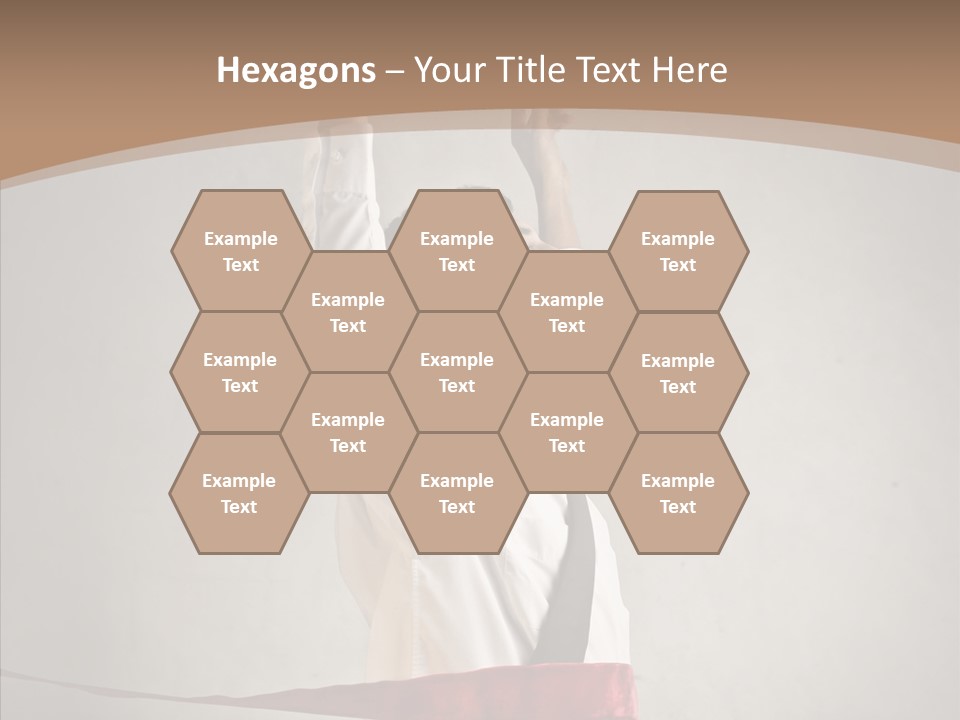 Businessman Tie Step PowerPoint Template