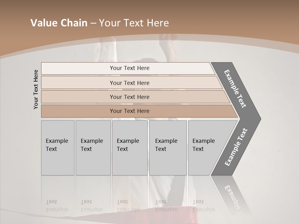 Businessman Tie Step PowerPoint Template