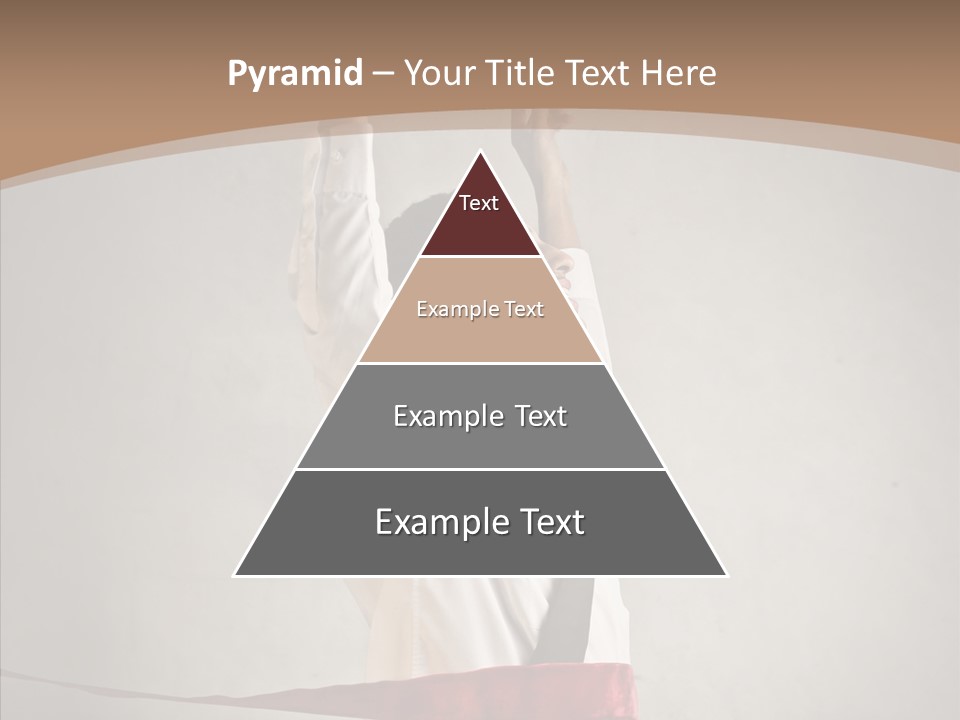 Businessman Tie Step PowerPoint Template