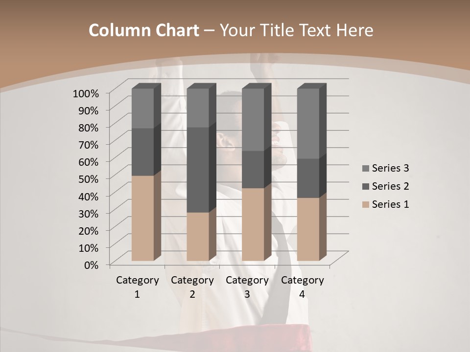 Businessman Tie Step PowerPoint Template