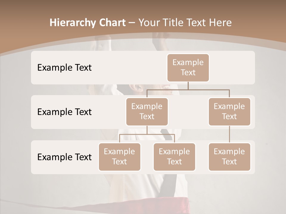 Businessman Tie Step PowerPoint Template