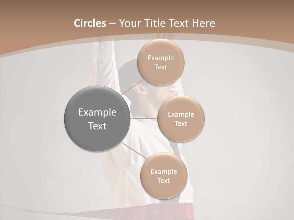 Businessman Tie Step PowerPoint Template