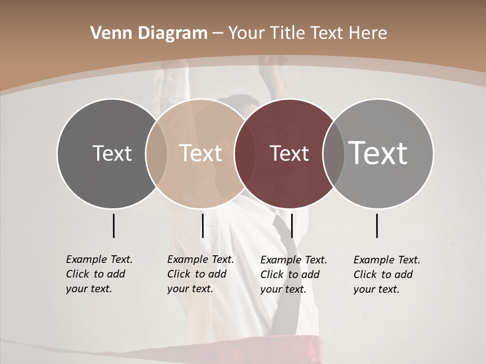 Businessman Tie Step PowerPoint Template