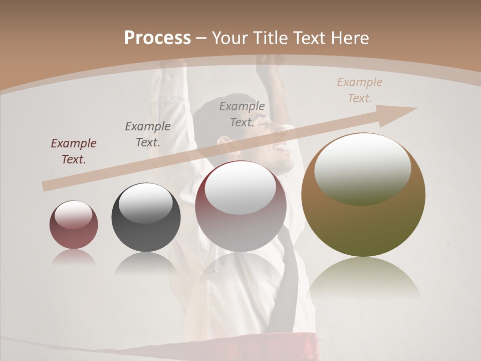 Businessman Tie Step PowerPoint Template