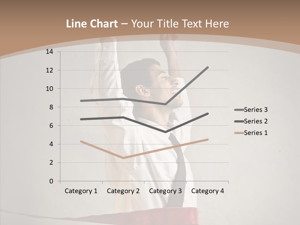 Businessman Tie Step PowerPoint Template