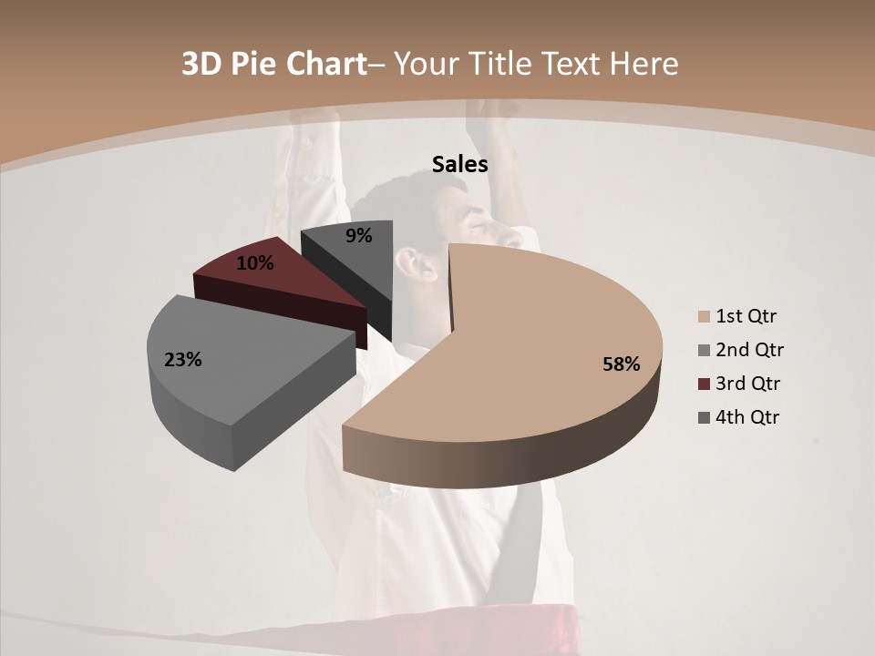 Businessman Tie Step PowerPoint Template