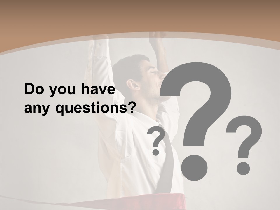 Businessman Tie Step PowerPoint Template