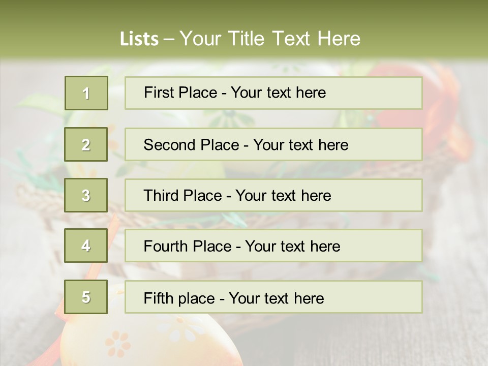 Card Easter Card Holiday PowerPoint Template