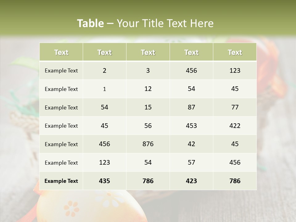 Card Easter Card Holiday PowerPoint Template