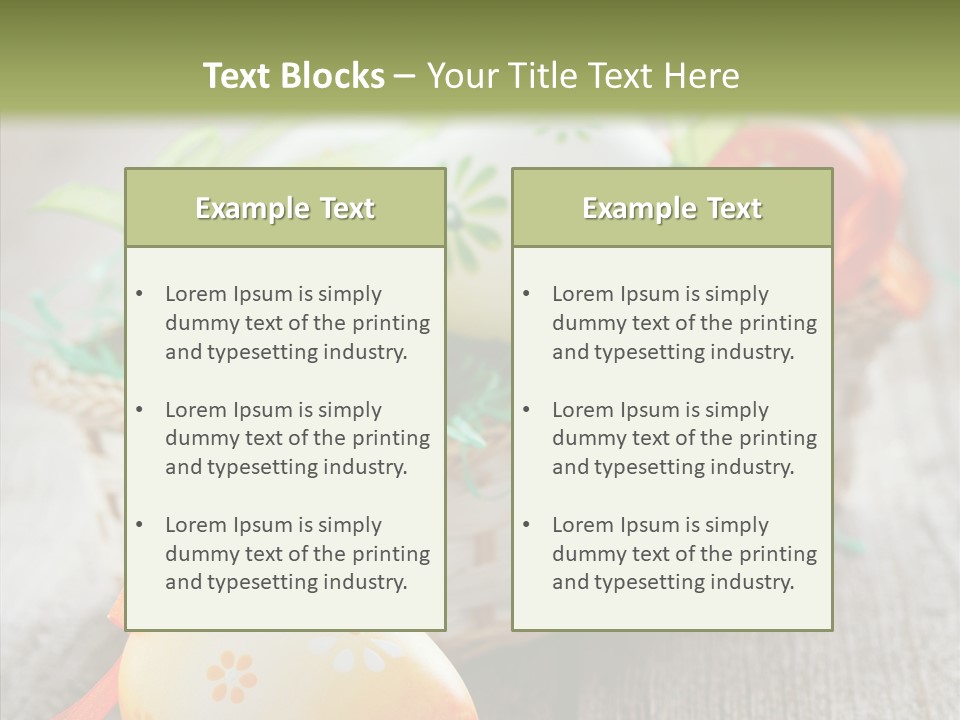 Card Easter Card Holiday PowerPoint Template