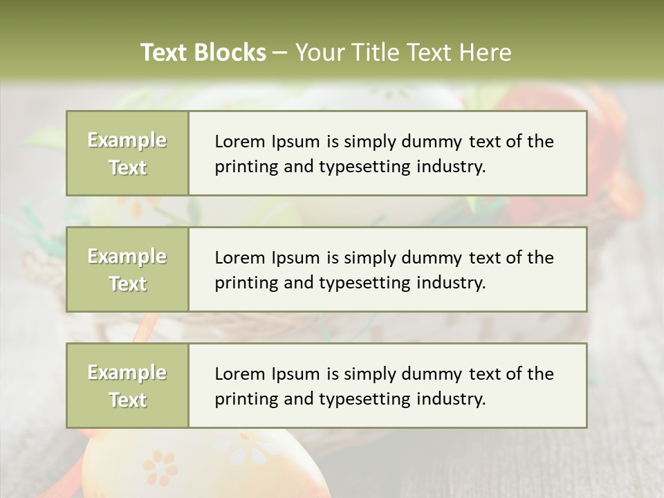 Card Easter Card Holiday PowerPoint Template