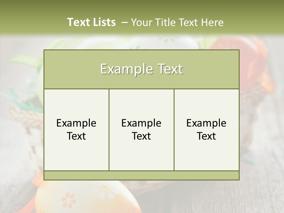 Card Easter Card Holiday PowerPoint Template