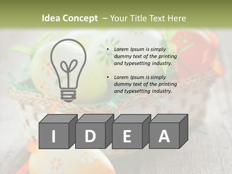 Card Easter Card Holiday PowerPoint Template