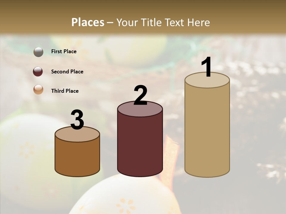 Colorful Wood Basket PowerPoint Template
