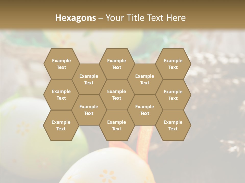 Colorful Wood Basket PowerPoint Template