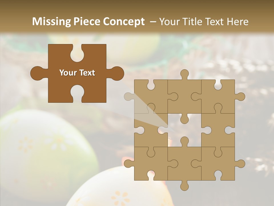 Colorful Wood Basket PowerPoint Template