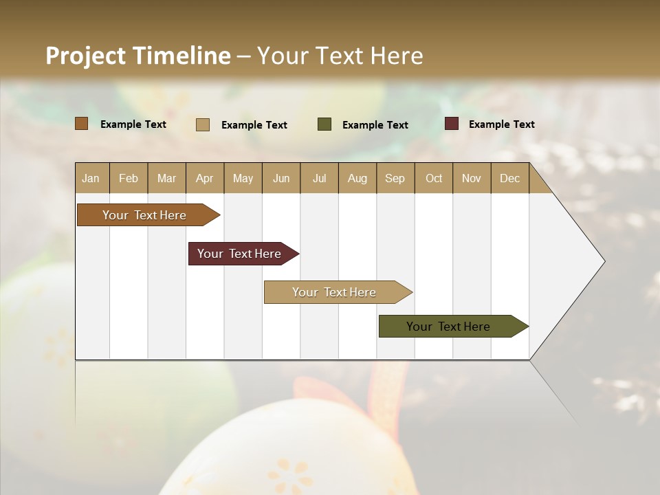 Colorful Wood Basket PowerPoint Template