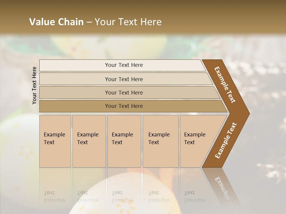 Colorful Wood Basket PowerPoint Template