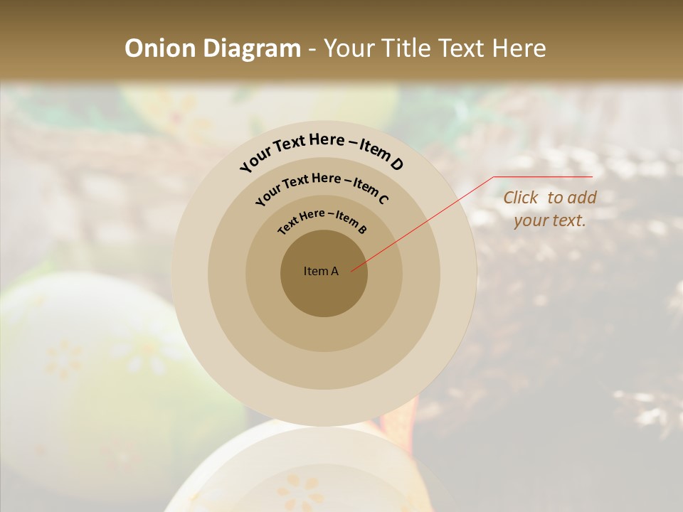 Colorful Wood Basket PowerPoint Template