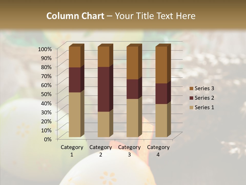 Colorful Wood Basket PowerPoint Template