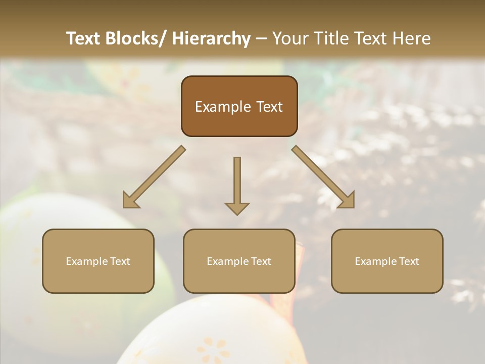Colorful Wood Basket PowerPoint Template
