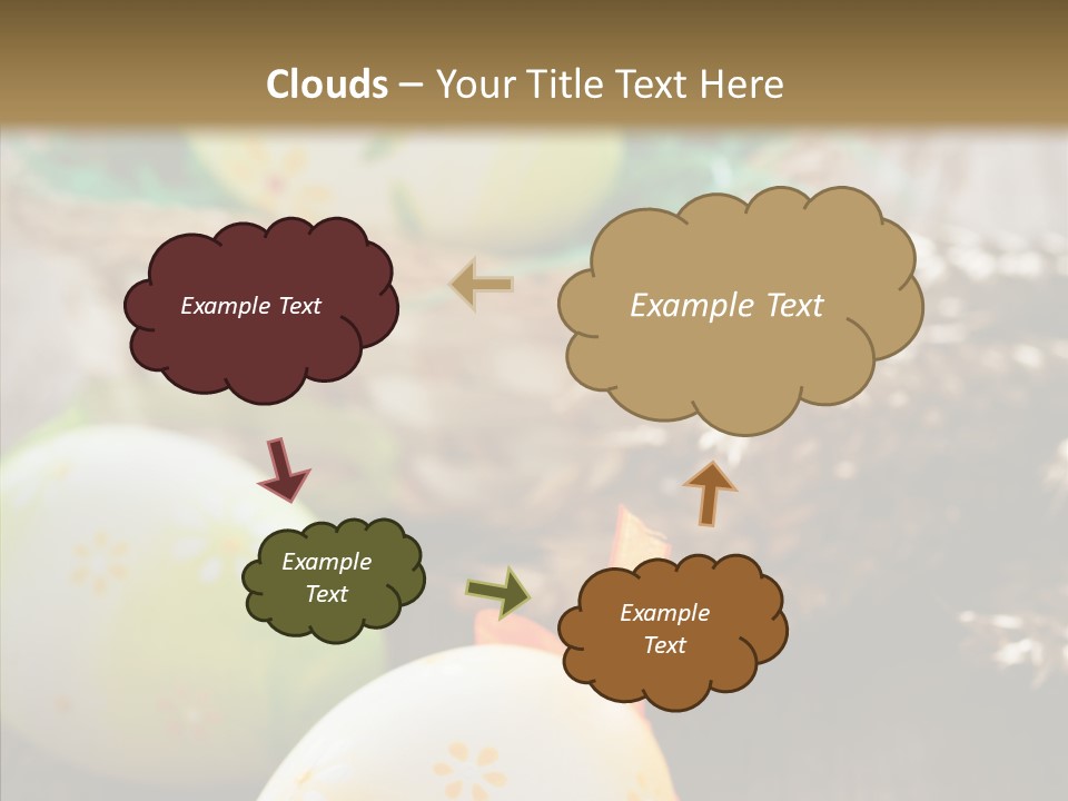 Colorful Wood Basket PowerPoint Template