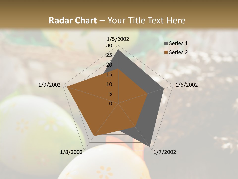Colorful Wood Basket PowerPoint Template