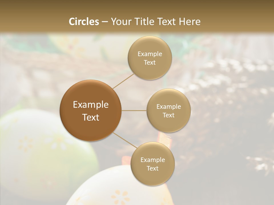 Colorful Wood Basket PowerPoint Template