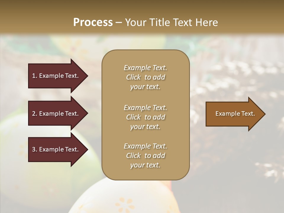 Colorful Wood Basket PowerPoint Template